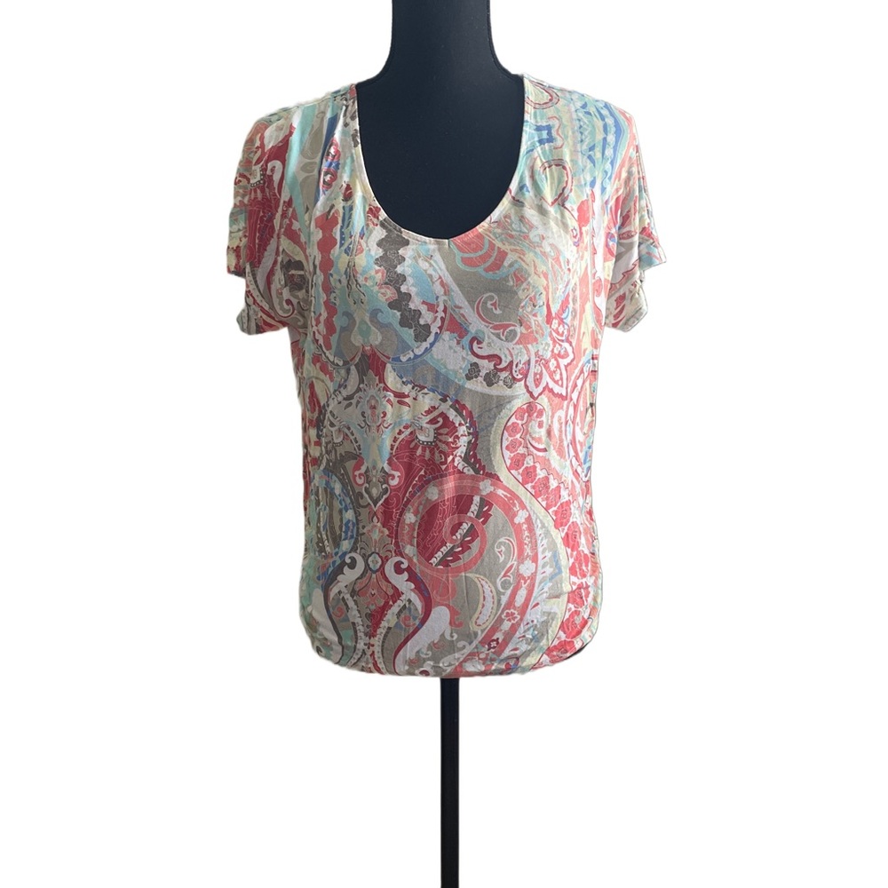 chicos top size 0 short sleeves